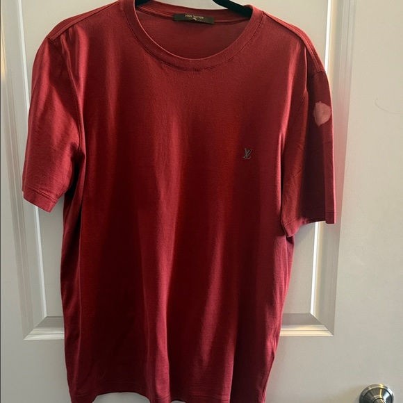 Louis Vuitton Red Short Sleeve Men's Tee - Picture 1 of 9